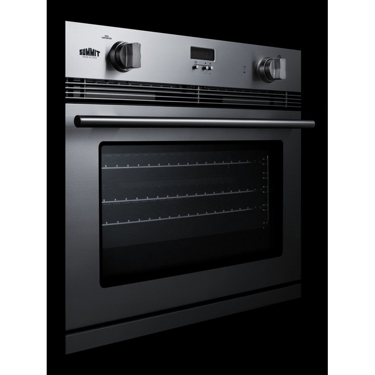Summit Appliance 30" 3 Cubic Feet Stainless Steel Gas Convection Wall